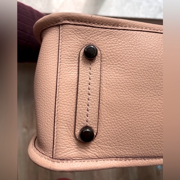 Coach Tyler Carryall Pink/Peach Apricot Pebbled Leather Tote Bag *Missing Tag* - Picture 10 of 12